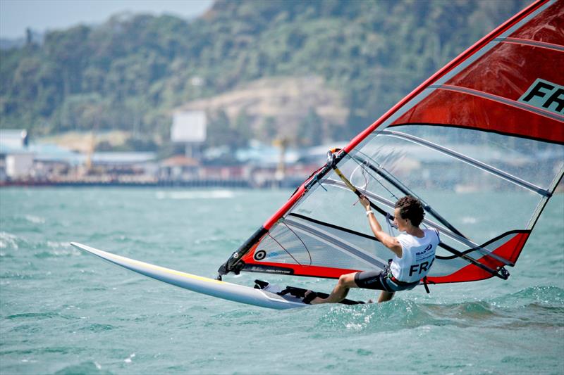 Titouan Le Bosq at the Youth Worlds in Langkawi photo copyright Christophe Launay taken at  and featuring the RS:X class
