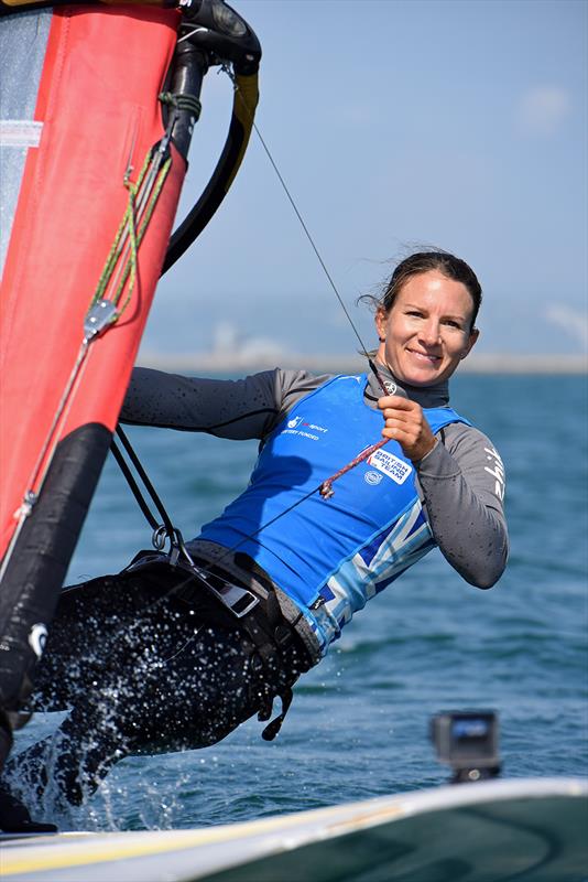 Bryony Shaw in Weymouth photo copyright Rick Tomlinson / British Sailing Team taken at Weymouth & Portland Sailing Academy and featuring the RS:X class