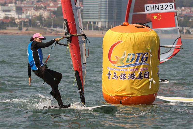 Hongmei Shi on Sailing World Cup Qingdao day 2 - photo © Daniel Smith