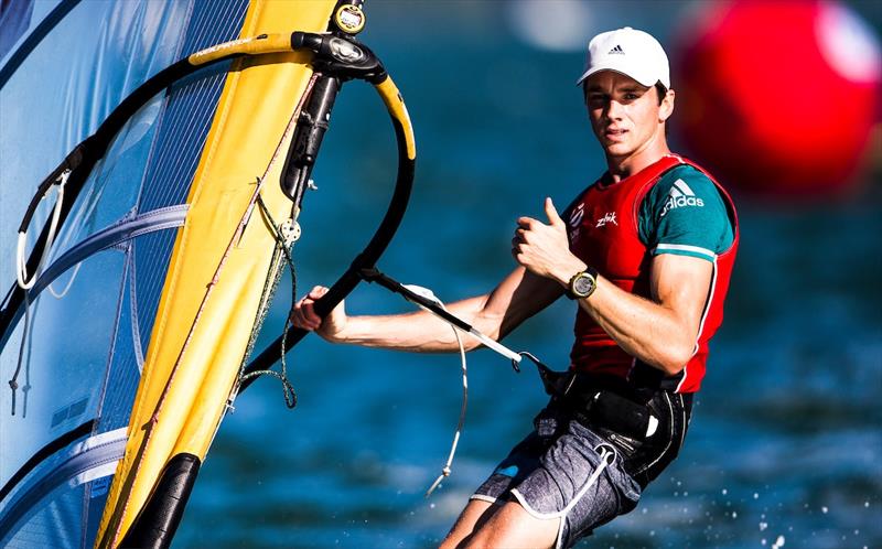 Louis Giard (FRA) on day 3 of World Cup Series Miami - photo © Pedro Martinez / Sailing Energy / World Sailing