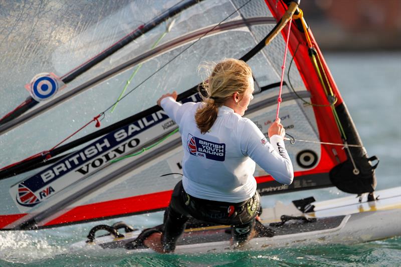 Emma Wilson, RS:X, GBR 7 photo copyright Paul Wyeth / www.pwpictures.com taken at Weymouth & Portland Sailing Academy and featuring the RS:X class