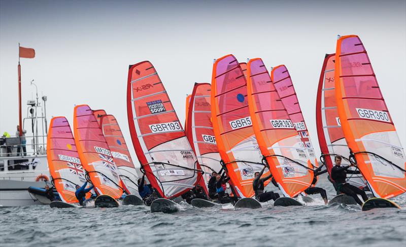 2018 RYA RS:X Youth National Championships at Weymouth - photo © Paul Wyeth / RYA