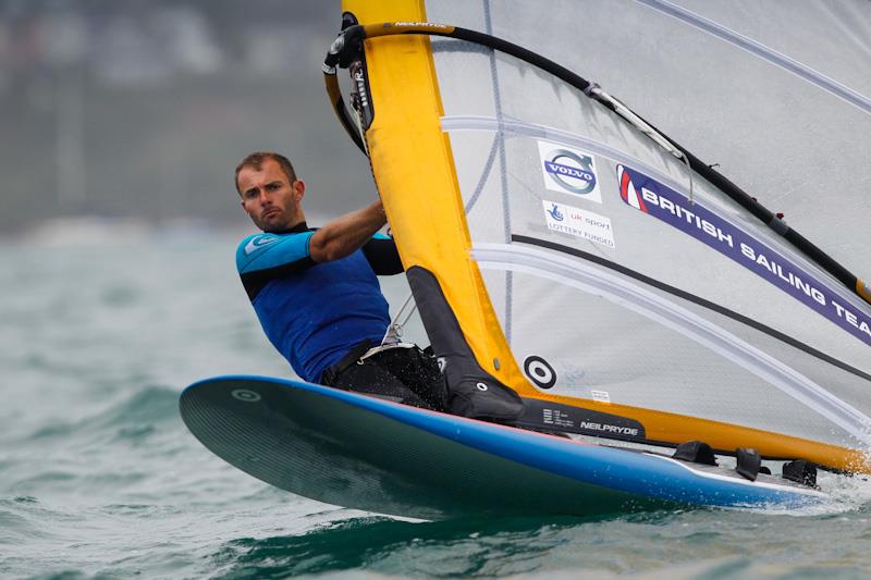 Nick Dempsey on day 4 of the Sail for Gold Regatta photo copyright Paul Wyeth / RYA taken at Weymouth & Portland Sailing Academy and featuring the RS:X class
