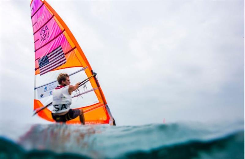 RS:X, Steven Cramer (Miami Beach, Fla.) at Youth Sailing Worlds - photo © Jesus Renedo / Sailing Energy / World Sailing