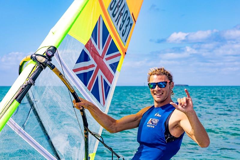 Tom Squires - 2020 RS:X Windsurfing World Championships, final day - photo © Caitlin Baxter