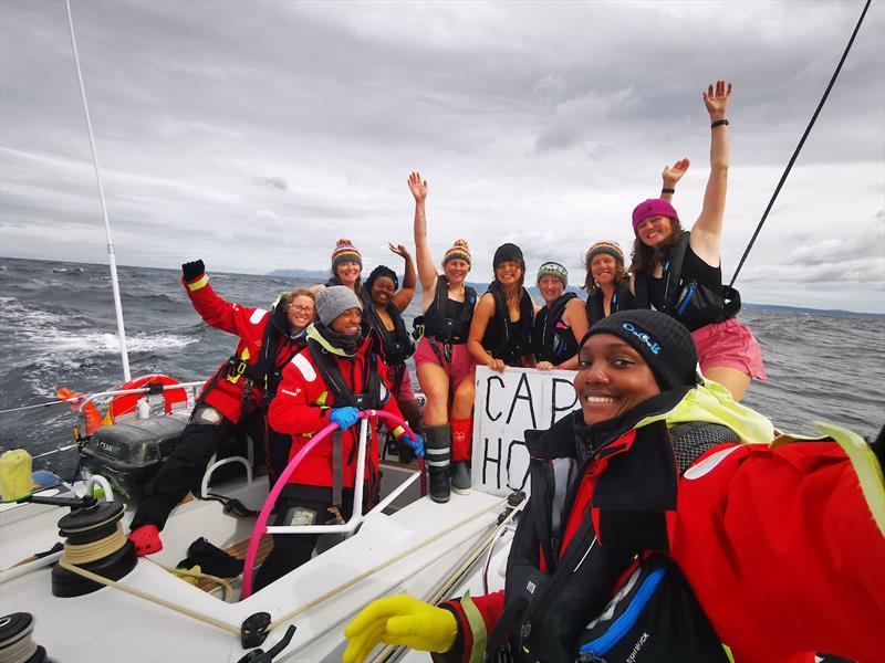 Team Maiden rounds Cape Horn photo copyright Team Maiden / OGR2023 taken at  and featuring the Ocean Globe Race class