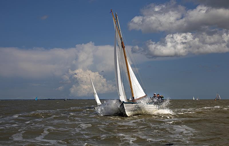 Tom Bowman's CK59 'Mystery' - Mersea Week 2021 photo copyright Chrissie Westgate taken at West Mersea Yacht Club and featuring the Gaffers class