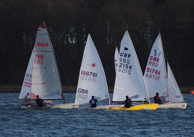 Action from the 2014 Steve Nicholson Memorial Trophy photo copyright Paul Williamson taken at Northampton Sailing Club and featuring the OK class