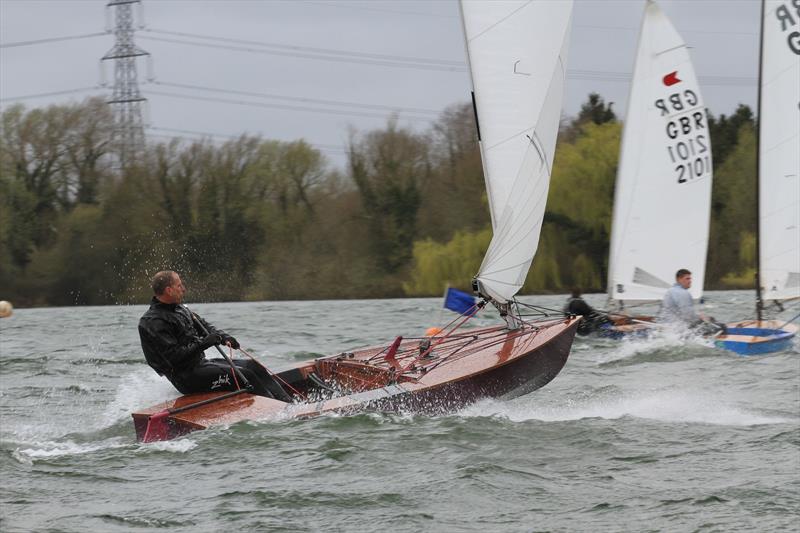 OKs at Burghfield photo copyright Jeremy Carey taken at Burghfield Sailing Club and featuring the OK class