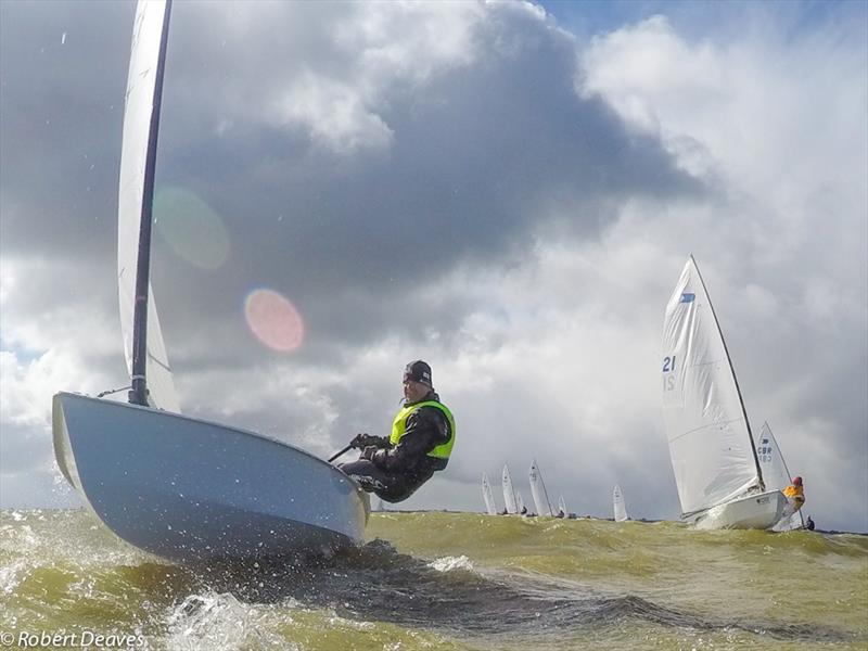 OK Dinghy Europeans at Medemblik day 3 photo copyright Robert Deaves taken at Royal Yacht Club Hollandia and featuring the OK class