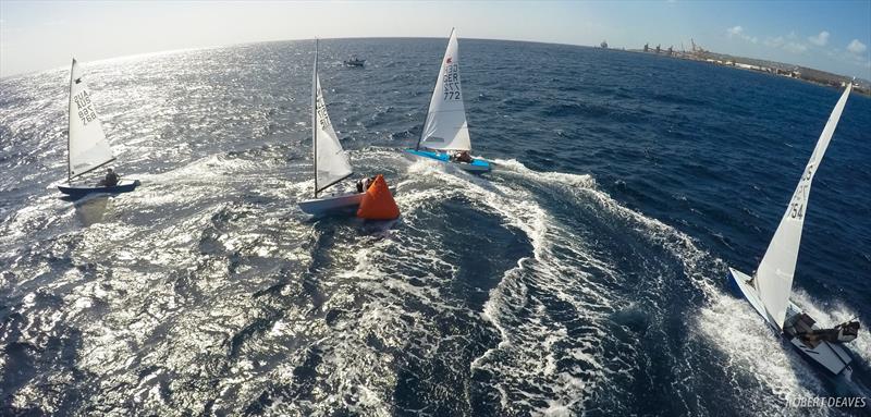 2017 OK Dinghy Worlds practice race photo copyright Robert Deaves taken at Barbados Yacht Club and featuring the OK class