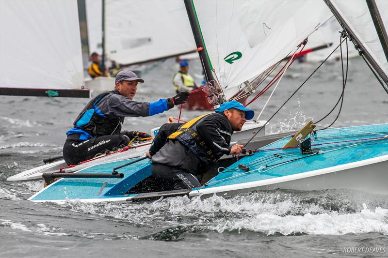 OK Dinghy European Championship practice race photo copyright Robert Deaves taken at  and featuring the OK class