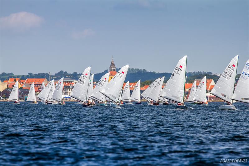OK Dinghy European Championship day 1 photo copyright Robert Deaves taken at  and featuring the OK class