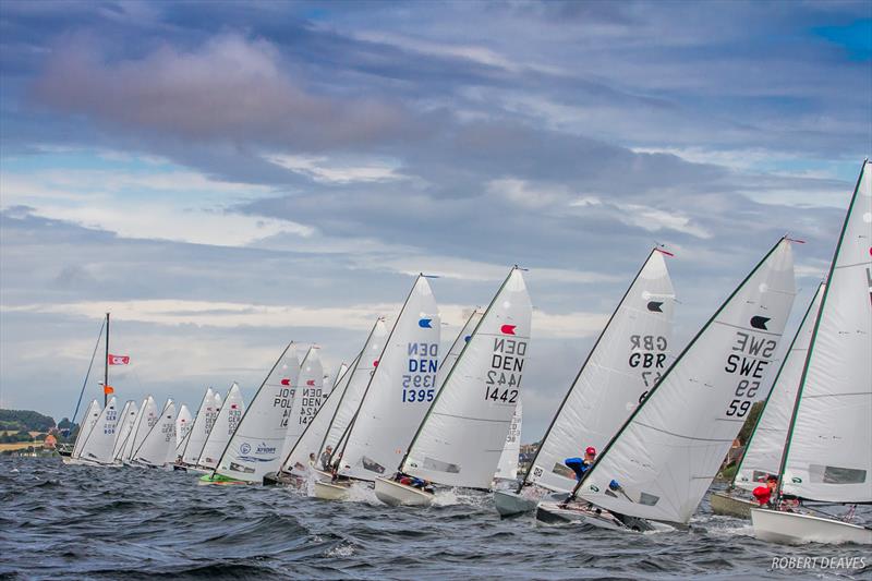 Day 3 of the OK Dinghy European Championship photo copyright Robert Deaves taken at  and featuring the OK class