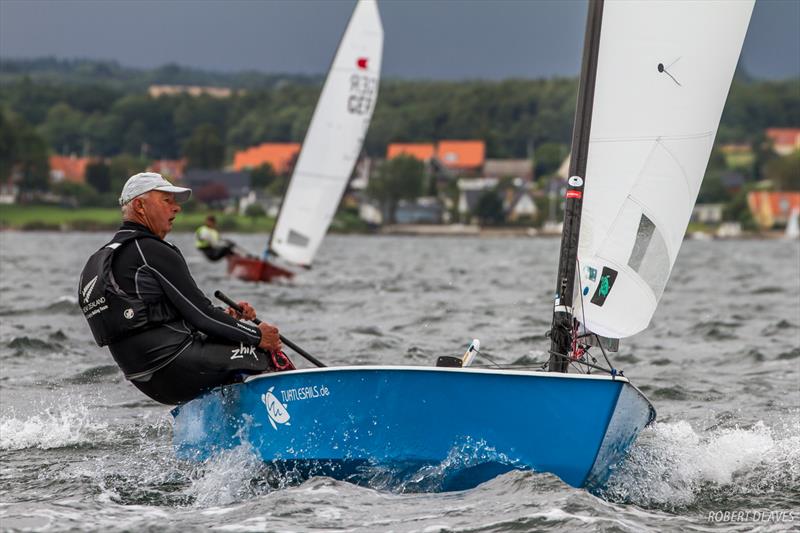 OK Dinghy World Champion Greg Wilcox photo copyright Robert Deaves taken at  and featuring the OK class
