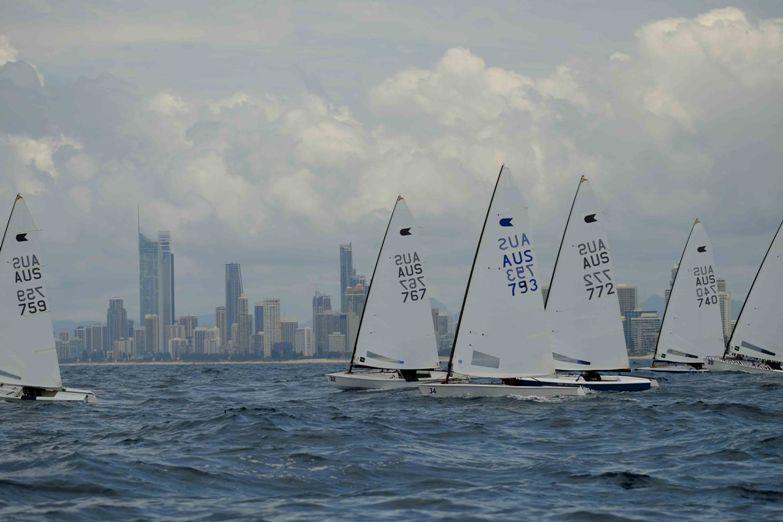 56th OK Dinghy National Championships, hosted by Southport Yacht Club's Hollywell Sailing Squadron on the beautiful Gold Coast photo copyright Southport Yacht Club taken at  and featuring the OK class