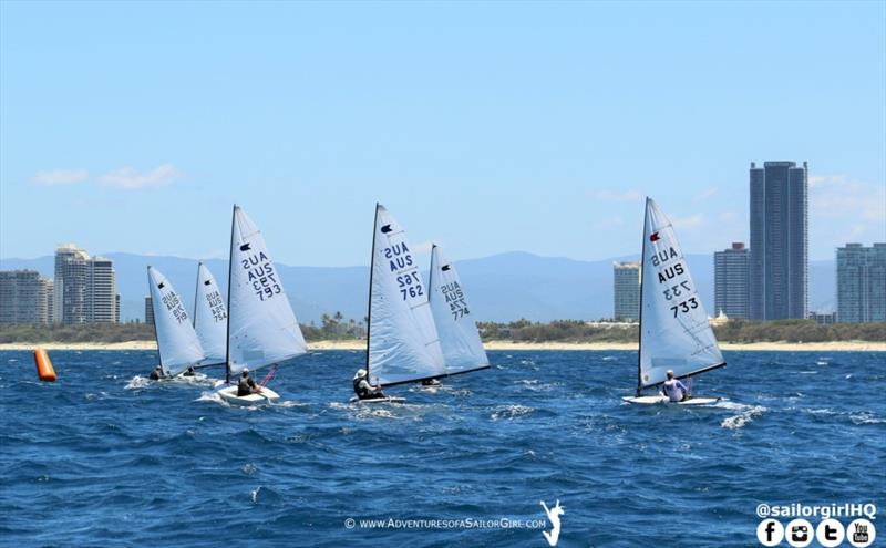 2018 OK Dinghy Nationals at the Southport Yacht Club photo copyright Nic Douglass / www.AdventuresofaSailorGirl.com taken at  and featuring the OK class