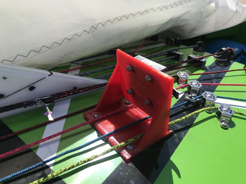 3D printed compass bracket photo copyright Karen Robertson taken at Herne Bay Sailing Club and featuring the OK class