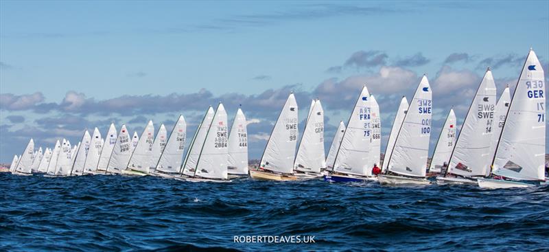The fleet in 2022 photo copyright Robert Deaves taken at  and featuring the OK class