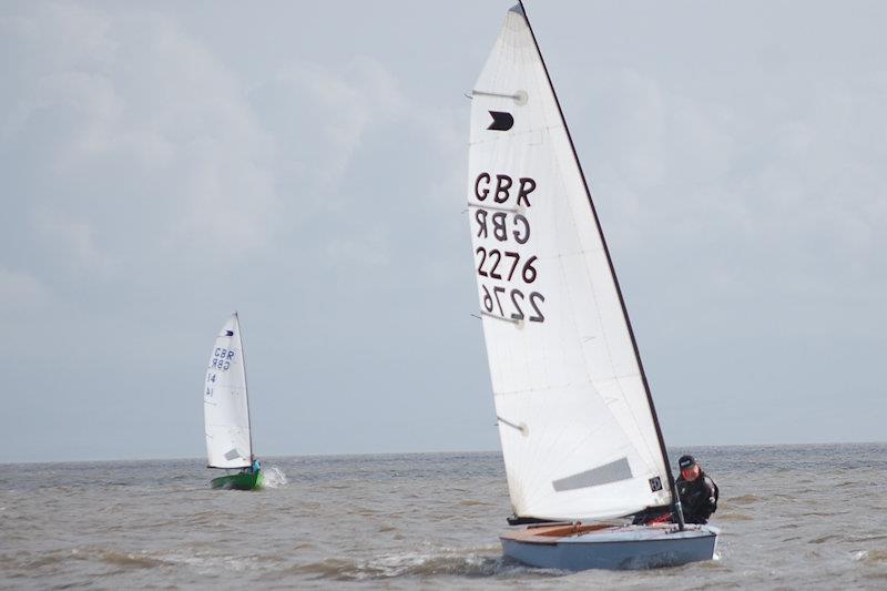 Keith Byers in the OK class Northern and Scottish Championship at Solway photo copyright Richard Bishop taken at Solway Yacht Club and featuring the OK class