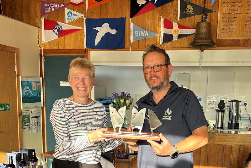 Chris Turner wins the OK class Northern and Scottish Championship at Solway photo copyright Karen Robertson taken at Solway Yacht Club and featuring the OK class