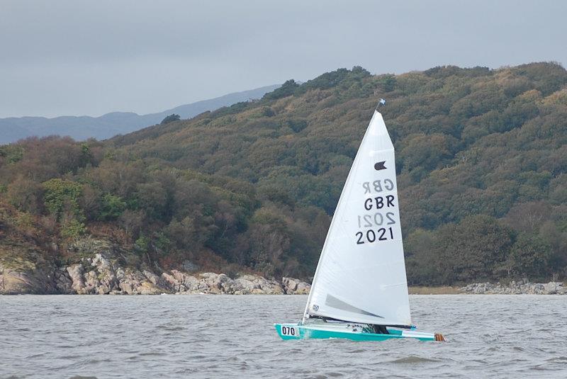 Nigel Orkney in the OK class Northern and Scottish Championship at Solway photo copyright Richard Bishop taken at Solway Yacht Club and featuring the OK class