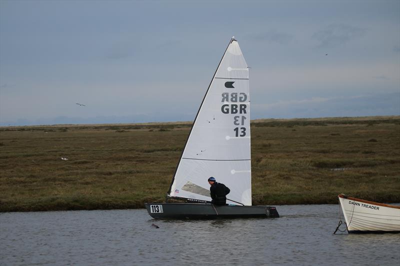 OSSC Easter Egg Race 3 photo copyright Jennie Clark taken at Overy Staithe Sailing Club and featuring the OK class