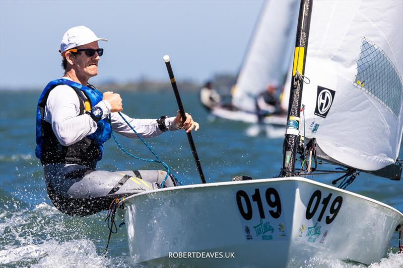 Nick Craig in Brisbane photo copyright Robert Deaves taken at  and featuring the OK class