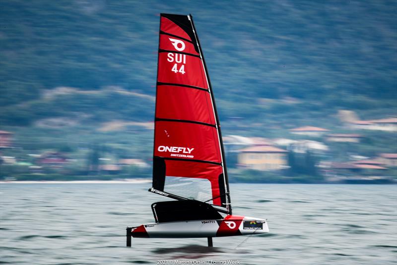 OneFly at Foiling Week 2021 photo copyright Martina Orsini / Foiling Week taken at Fraglia Vela Malcesine and featuring the OneFly class