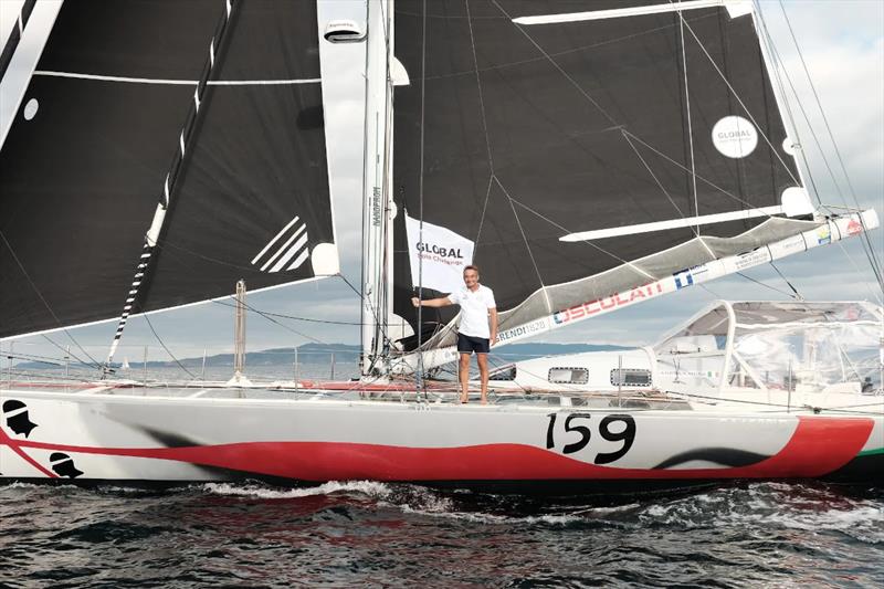 Andrea Mura - Open 50' Vento di Sardegna photo copyright Global Solo Challenge taken at  and featuring the Open 50 class