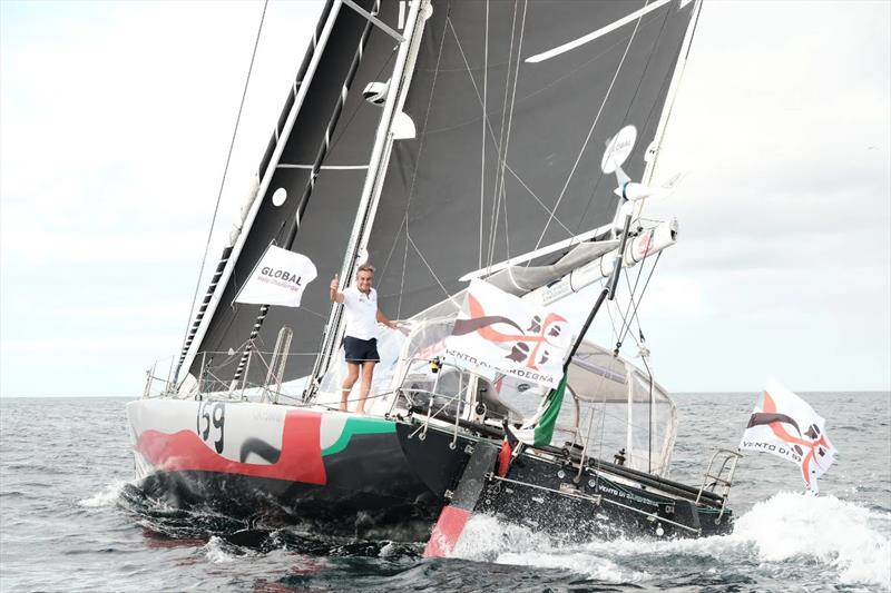 Andrea Mura - Vento di Sardegna photo copyright Global Solo Challenge taken at  and featuring the Open 50 class