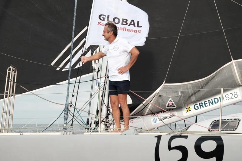 Andrea Mura – Vento di Sardegna photo copyright globalsolochallenge taken at  and featuring the Open 50 class