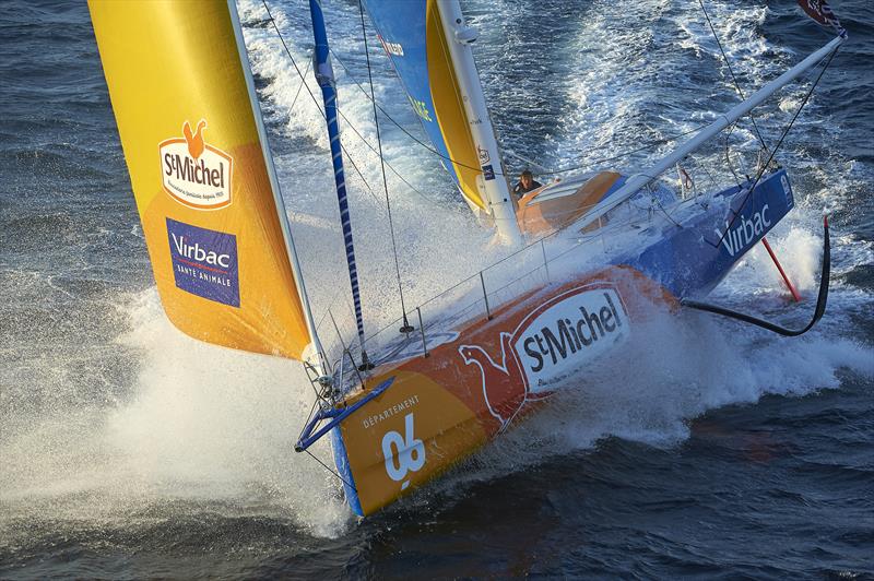 'StMichel-Virbac' and Jean-Pierre Dick are ready for the Transat bakerly photo copyright Yvan Zedda / StMichel-Virbac Sailing Team taken at  and featuring the IMOCA class