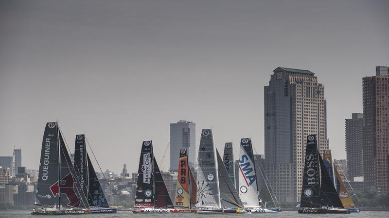 New York to Vendee Race start photo copyright Mark Lloyd / www.lloydimages.com taken at  and featuring the IMOCA class