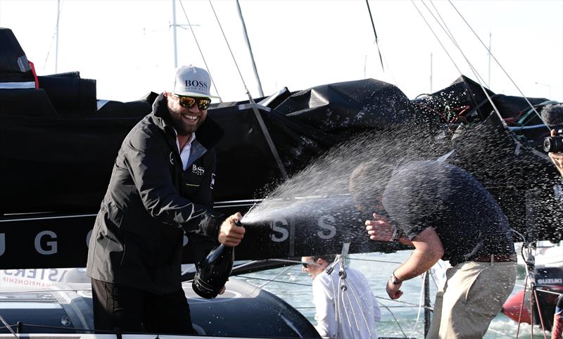 Hugo Boss finishes 3rd in the New York–Vendée (Les Sables d'Olonne) - photo © Thierry Martinez