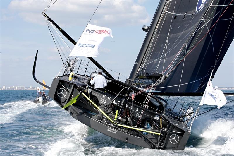Hugo Boss finishes 3rd in the New York–Vendée (Les Sables d'Olonne) - photo © Thierry Martinez