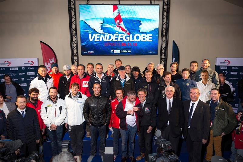 The Vendée Globe Village officially opens in Les Sables d'Olonne photo copyright Jean-Marie Liot / DPPI / Vendée Globe taken at  and featuring the IMOCA class