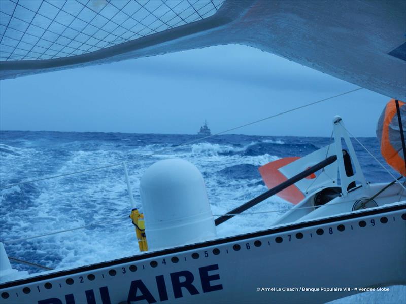 Armel Le Cleac'h on Banque Populaire VIII during the Vendée Globe photo copyright Armel Le Cleac'h / Banque Populaire VIII / Vendee Globe taken at  and featuring the IMOCA class