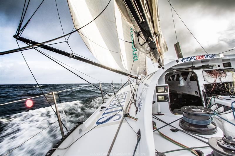 Vendee2020Vision crew onboard Artemis Ocean Racing - photo © Alex Palmer