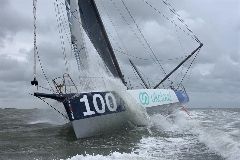 Vendee2020Vision crew onboard Artemis Ocean Racing photo copyright Alex Palmer taken at  and featuring the IMOCA class