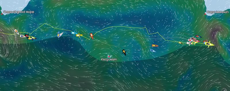 Vendée Globe Position Report 17H00 UTC 13/12/2020 photo copyright #VG2020 taken at  and featuring the IMOCA class