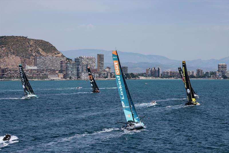 Start of the Third Leg of The Ocean Race Europe, from Alicante, Spain, to Genoa, Italy photo copyright Sailing Energy / The Ocean Race taken at  and featuring the IMOCA class