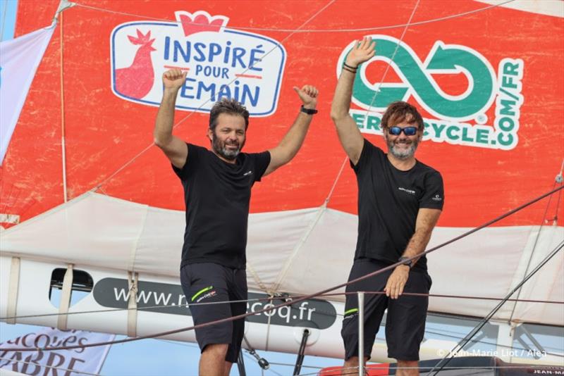 Transat Jacques Vabre IMOCA finishers in Martinique, Franc photo copyright Jean-Marie Liot / Alea taken at  and featuring the IMOCA class