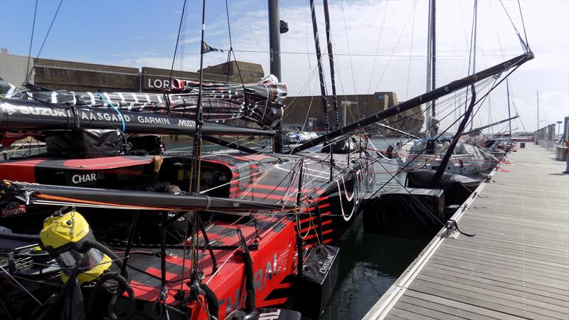 The aggressive lines of the IMOCA Charal 2 - photo © John Meachen