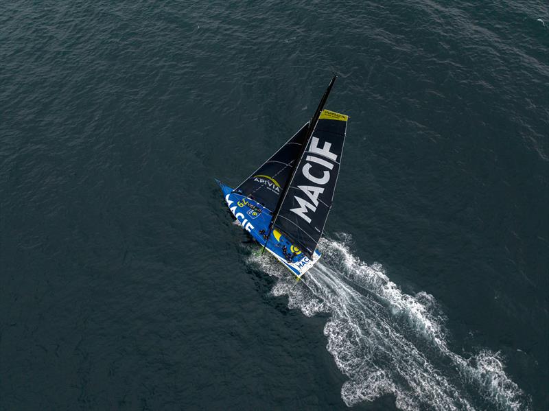 Charlie Dalin's IMOCA MACIF Santé Prévoyance photo copyright Maxime Horlaville / disobey. / Macif taken at  and featuring the IMOCA class