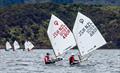 Winner Matteo Barker (4808) with second overall, Nathan Sopher (4801) - Toyota New Zealand Optimist National Championships. Queen Charlotte Yacht Club. April 2024 © Suellen Hurling