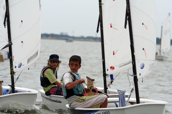 Theofanis Kavvas wins boys division at the ABN AMRO Optimist Europeans on the Ijsselmeer photo copyright Remmelt Staal taken at  and featuring the Optimist class