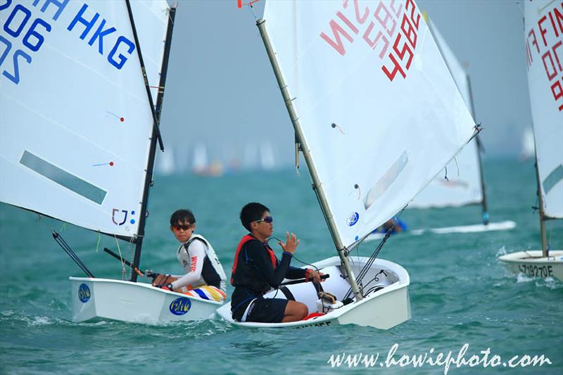 Fish & Co. Singapore National Youth Championships 2014 day 4 photo copyright Howie Choo / www,howiephoto.com taken at Singapore Sailing Federation and featuring the Optimist class