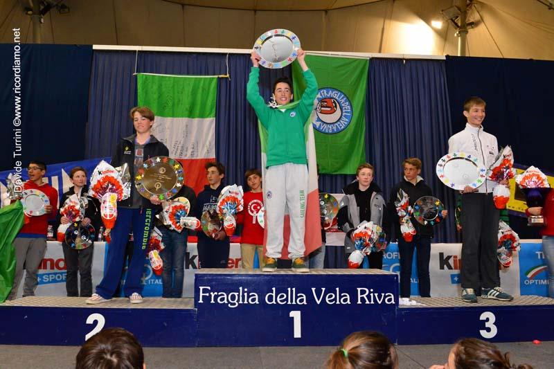 32nd Lake Garda Optimist Easter Regatta winners at World Youth Sailing Week - photo © Davide Turrini / www.ricordiamo.net