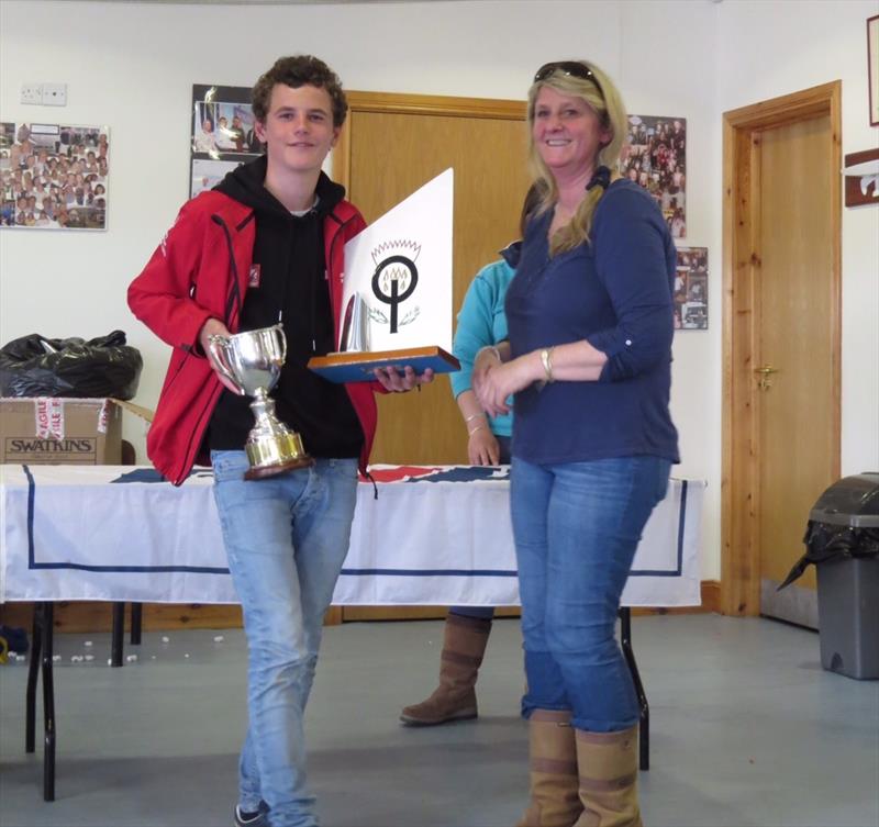 Rory Harper wins the Optimist Scottish Championship at Helensburgh SC photo copyright Dougie Bell taken at Helensburgh Sailing Club and featuring the Optimist class